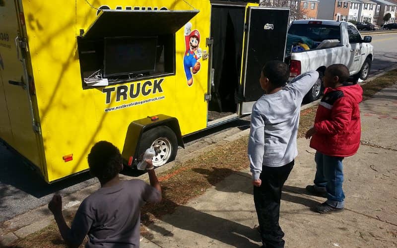 Book Next Level Video Game Truck Boy Themed Parties in Maryland